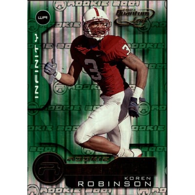 2001 Quantum Leaf Infinity Green #234 Koren Robinson