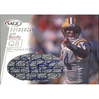 2001 SAGE Autographs Silver #A7 Josh Booty