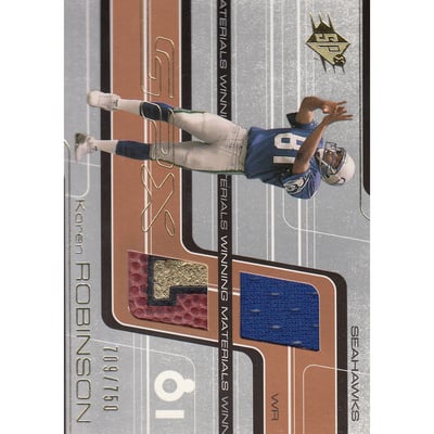 2001 SPx Winning Materials #WMKR1 Koren Robinson/750