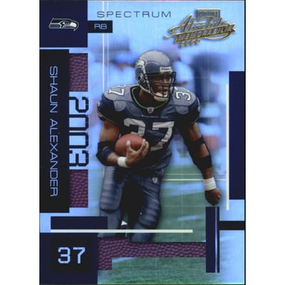2003 Absolute Memorabilia Spectrum #91 Shaun Alexander