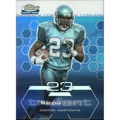 2003 Finest Refractors #85 Marcus Trufant