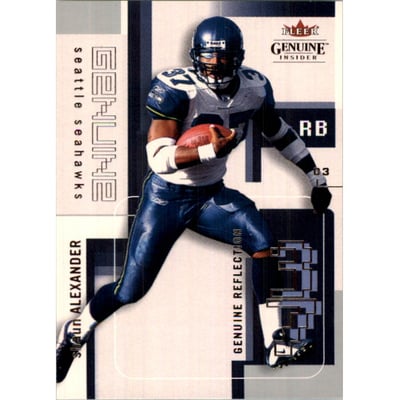 2003 Fleer Genuine Insider Reflection #7 Shaun Alexander