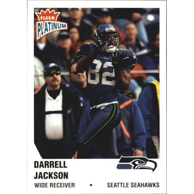 2003 Fleer Platinum Finish #20 Darrell Jackson