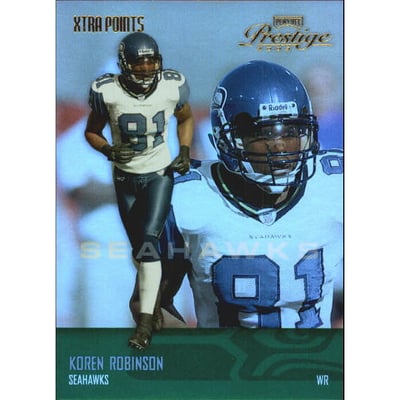 2003 Playoff Prestige Xtra Points Green #130 Koren Robinson