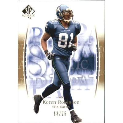 2003 SP Authentic Gold #74 Koren Robinson