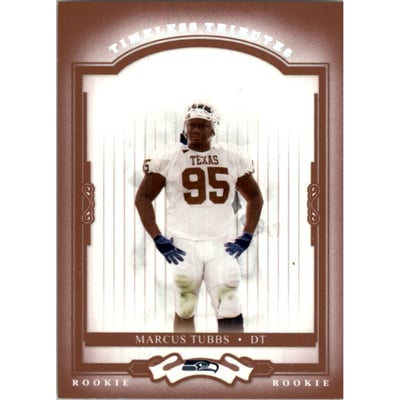 2004 Donruss Classics Timeless Tributes Red #191 Marcus Tubbs
