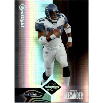 2004 Leaf Limited Silver Spotlight #84 Shaun Alexander