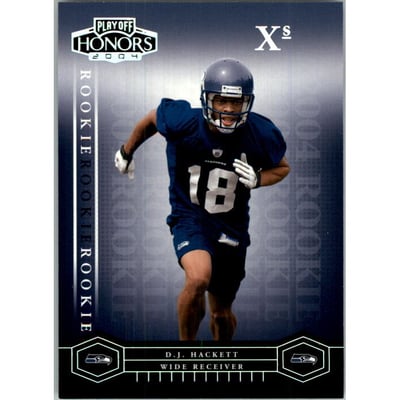 2004 Playoff Honors X's #126 D.J. Hackett
