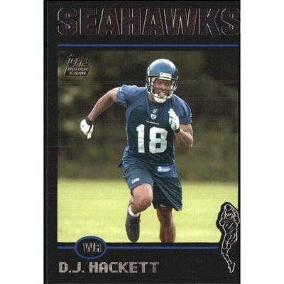 2004 Topps Black #364 D.J. Hackett