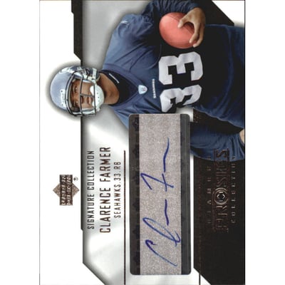 2004 UD Diamond Pro Sigs Signature Collection #SCCF Clarence Farmer