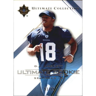 2004 Ultimate Collection Gold #79 D.J. Hackett