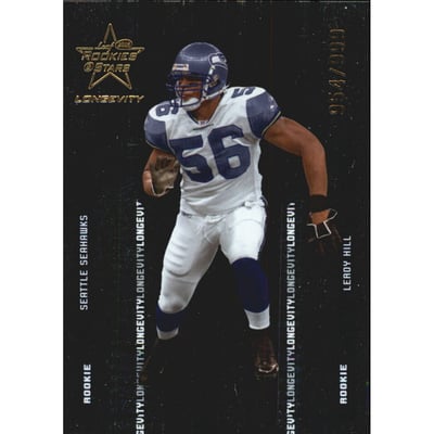 2005 Leaf Rookies and Stars Longevity Parallel #143 Leroy Hill