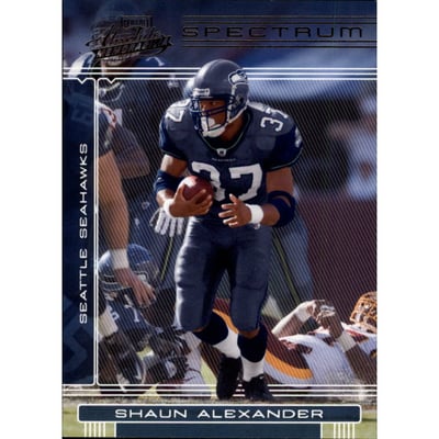 2006 Absolute Memorabilia Spectrum Silver Retail #134 Shaun Alexander