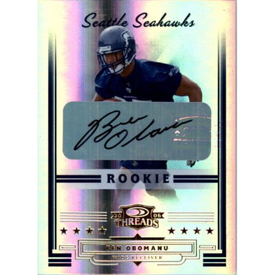 2006 Donruss Threads #278 Ben Obomanu AU RC
