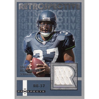2006 Hot Prospects Retrospective Jerseys #RESA Shaun Alexander
