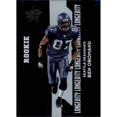 2006 Leaf Rookies and Stars Longevity Silver Parallel #113 Ben Obomanu