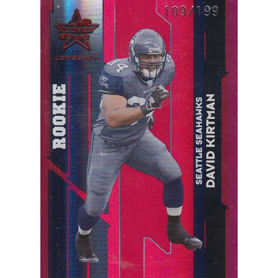 2006 Leaf Rookies and Stars Longevity Target Ruby Parallel #163 David Kirtman
