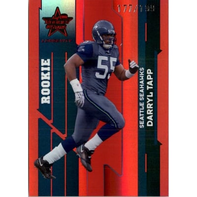 2006 Leaf Rookies and Stars Longevity Target Ruby Parallel #166 Darryl Tapp