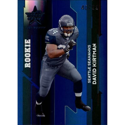 2006 Leaf Rookies and Stars Longevity Target Sapphire Parallel #163 David Kirtman