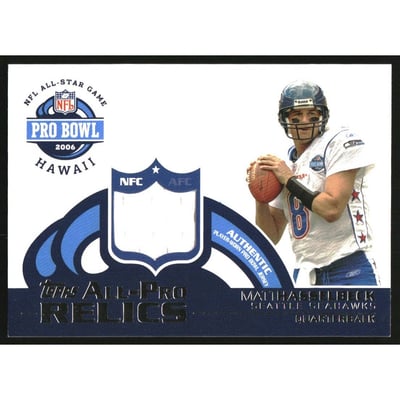 2006 Topps All-Pro Relics #APMH Matt Hasselbeck B