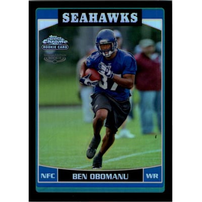 2006 Topps Chrome Black Refractors #197 Ben Obomanu