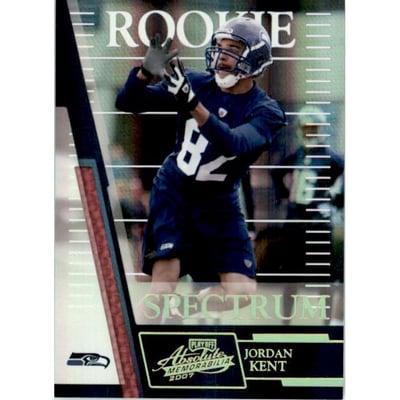 2007 Absolute Memorabilia Spectrum Gold #180 Jordan Kent
