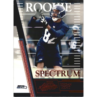 2007 Absolute Memorabilia Spectrum Red Retail #180 Jordan Kent
