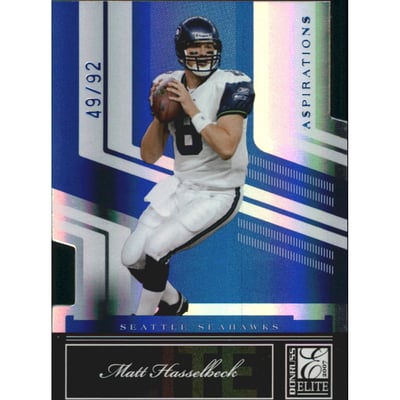 2007 Donruss Elite Aspirations #87 Matt Hasselbeck/92