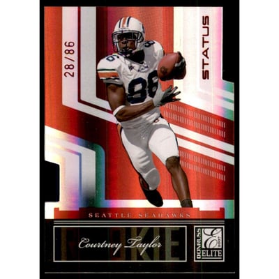 2007 Donruss Elite Status #124 Courtney Taylor/86