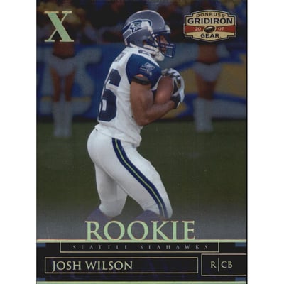 2007 Donruss Gridiron Gear Gold Holofoil X's #156 Josh Wilson