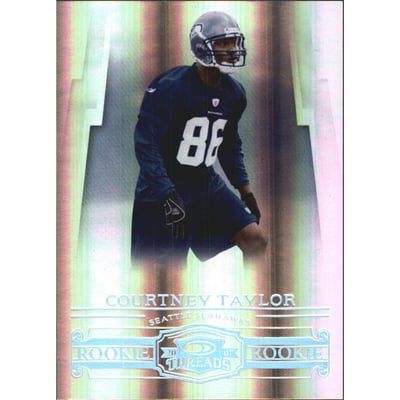 2007 Donruss Threads Silver Holofoil #160 Courtney Taylor