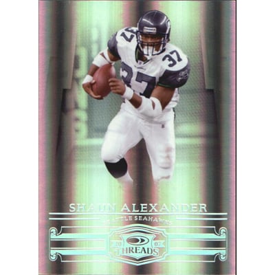 2007 Donruss Threads Silver Holofoil #47 Shaun Alexander