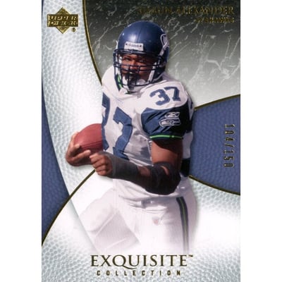 2007 Exquisite Collection #55 Shaun Alexander