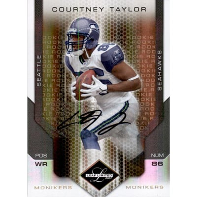 2007 Leaf Limited Monikers Autographs Gold #291 Courtney Taylor