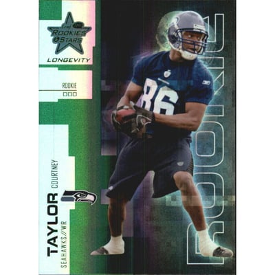 2007 Leaf Rookies and Stars Longevity Emerald #129 Courtney Taylor