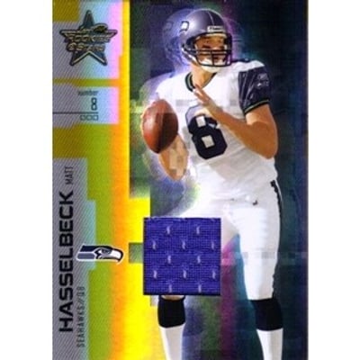 2007 Leaf Rookies and Stars Materials Gold #49 Matt Hasselbeck/250