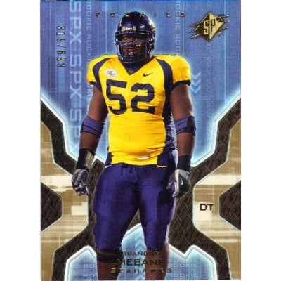2007 SPx Gold Rookies #149 Brandon Mebane