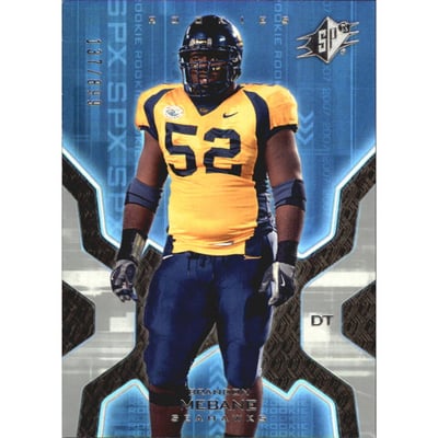 2007 SPx #149 Brandon Mebane RC