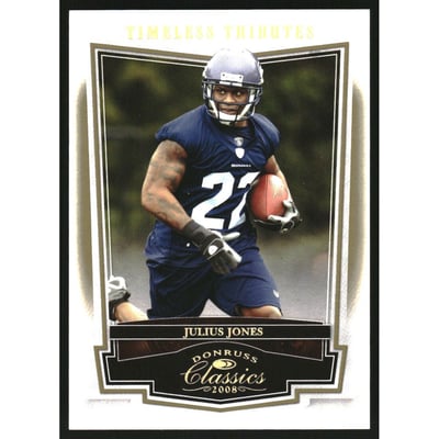 2008 Donruss Classics Timeless Tributes Gold #87 Julius Jones