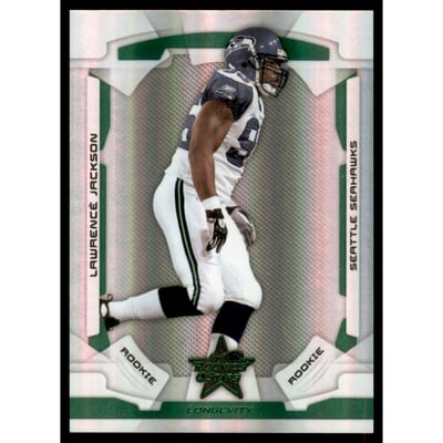 2008 Leaf Rookies and Stars Longevity Emerald #156 Lawrence Jackson