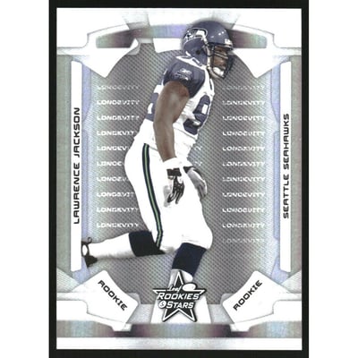 2008 Leaf Rookies and Stars Longevity Parallel Silver Holofoil #156 Lawrence Jackson