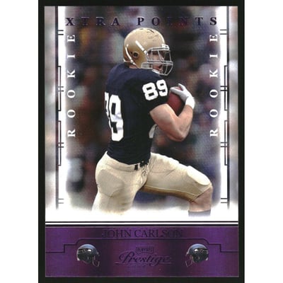 2008 Playoff Prestige Xtra Points Purple #152 John Carlson