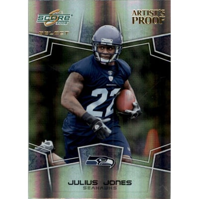 2008 Select Artist's Proof #289 Julius Jones