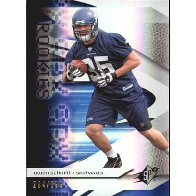 2008 SPx Silver Holofoil Rookies #133 Owen Schmitt