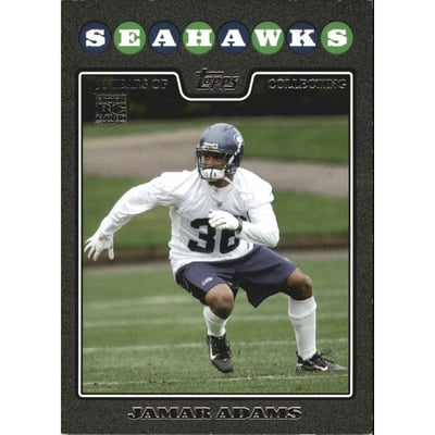2008 Topps Black #440 Jamar Adams