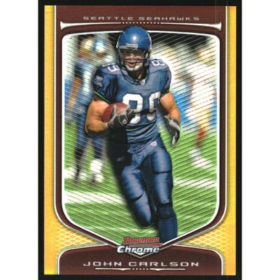 2009 Bowman Chrome Gold Refractors #49 John Carlson