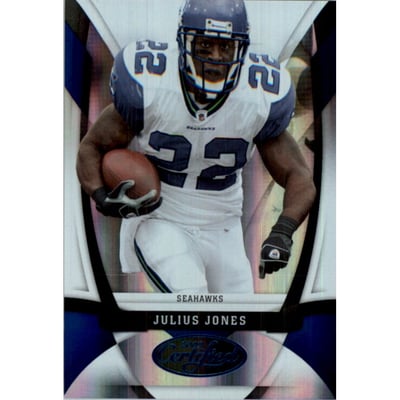 2009 Certified Mirror Blue #107 Julius Jones