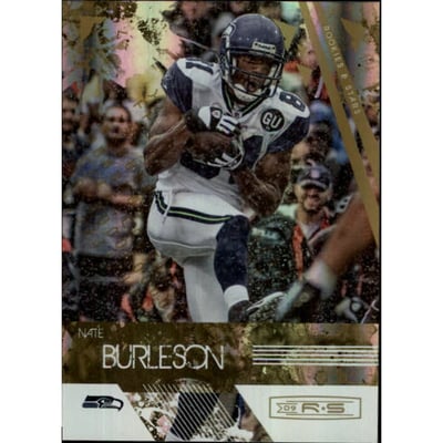 2009 Donruss Rookies and Stars Longevity Parallel Gold #113 Nate Burleson ELE