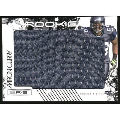 2009 Donruss Rookies and Stars Rookie Jersey Jumbo Swatch #204 Aaron Curry
