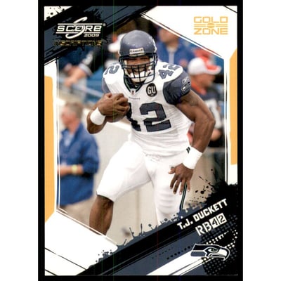 2009 Score Inscriptions Gold Zone #263 T.J. Duckett